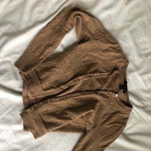 J CREW Camel Colored Cardigan Sweater SO SOFT